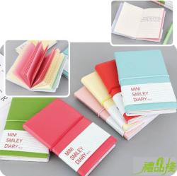 糖果色隨身筆記本,筆記簿,記事本,便條紙,筆記本,手帳日誌,小本子,口袋筆記本