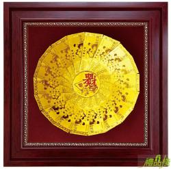 開運金鈔畫,金箔獎牌,金箔掛飾,日日見財開運金鈔畫,開運開業招財金箔賀匾,金箔獎牌賀匾