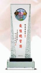 雙色水晶獎牌SJL20,獎座製作,獎座設計