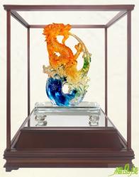 水琉璃藝品,冷彩陶藝品,櫥窗藝品,藝品台中