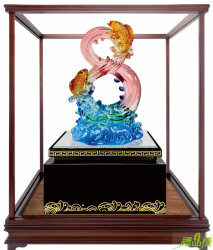 圓圓滿滿櫥窗藝品,水琉璃藝品,櫥窗藝品,藝品台中,藝品批發,開運招財藝品