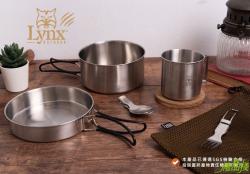 露營餐具五件組,露營餐具,露營餐具組推薦,露營餐具套裝,不鏽鋼露營餐具